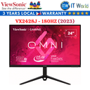 ViewSonic VX2428J / 24" FHD / IPS / 0.5ms / Flicker-free Gaming Monitor (2023 Model)