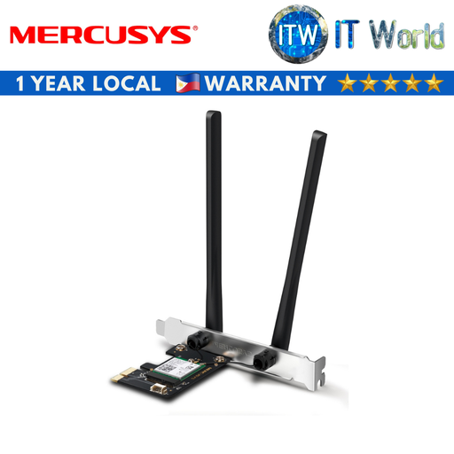 [MA80XE] Mercusys AX3000 Dual-Band Wi-Fi 6 Bluetooth PCI Express Adapter(MA80XE)