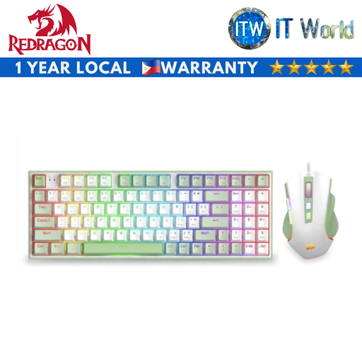 [REDRAGON S134] Redragon S134 Ultimate Gaming Rig Winter Keyboard &amp; Mouse Combo (Dust-Proof Brown Switch)