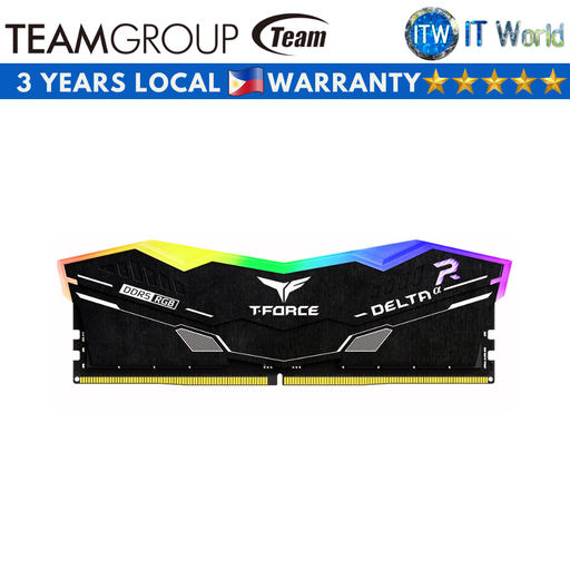 [FF7D516G6000HC38A01] Teamgroup T-Force Deltaα RGB 16GB (1x16GB) DDR5-6000Mhz Gaming Memory (FF7D516G6000HC38A01)