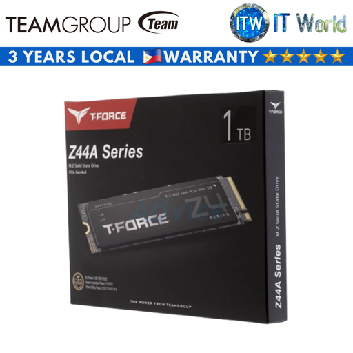 [TM8FPP001T0C129] Teamgroup Z44A5 PCIe Gen.4x4 M.2 NVMe 1.4 SSD (512GB | 1TB) (1TB) (1TB)
