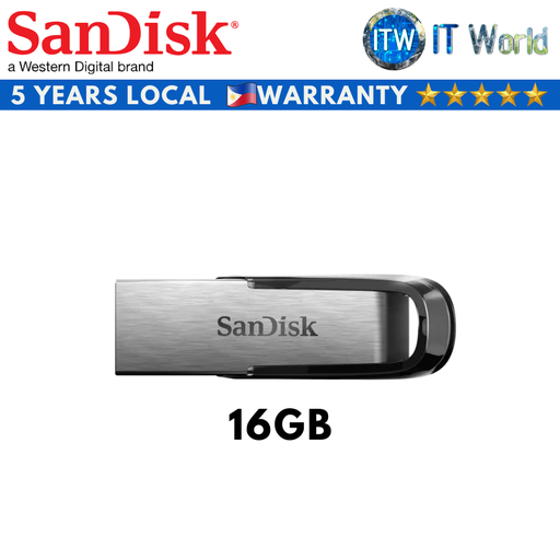 [SDCZ73-016G-G46] SanDisk Ultra Flair USB 3.0 Flash Drive, Black (16GB) (16GB)