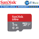 SanDisk SD Card Memory Card Ultra microSDXC Memory 1TB (SDSQUAC-1T00-GN6MN)