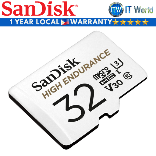 [SDSQQNR-032G-GN6IA] SanDisk SD Card Memory Card High Endurance microSDXC Memory 32GB (SDSQQNR-032G-GN6IA) (32GB)