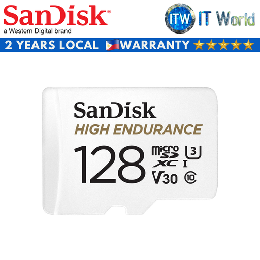 [SDSQQNR-128G-GN6IA] SanDisk High Endurance microSDXC Memory Card (32GB | 64GB | 128GB | 256GB) (128GB) (128GB)