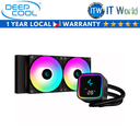 Deepcool CPU Cooler Fan LS520 SE Digital Hydro Bearing w/ A Status Display Black (R-LS520-BKAMMD-G-1)