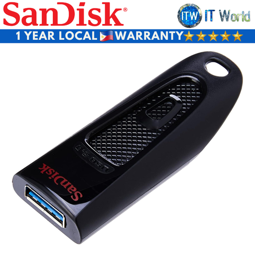 [SDCZ48-016G-U46] SanDisk USB Flash Drive 16GB Ultra USB 3.0 Black Lightweight (SDCZ48-016G-U46)