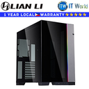 Lian Li Computer PC Case O11 Dynamic EVO Grey Mid-Tower Tempered Glass