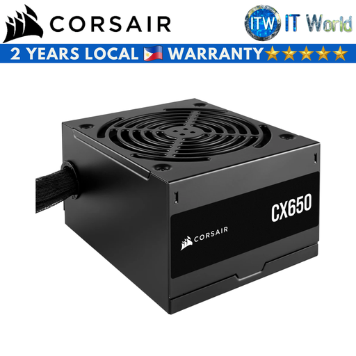 [CS-CP-9020278-NA] Corsair CX650 650W 80+ Bronze Non-Modular Power Supply Unit (CS-CP-9020278-NA) (CX650)