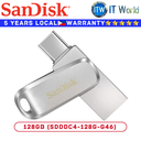 Sandisk USB Flash Drive 128GB Ultra Dual Drive Luxe USB Type-C (SDDDC4-128G-G46)