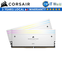 Corsair Dominator Titanium RGB 32GB (2x16GB) DDR5-6600Mhz RAM - White (CS-CMP32GX5M2X6600C32W)