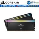 Corsair Dominator Titanium RGB 32GB (2x16GB) DDR5-6600MT/s Desktop RAM (CS-CMP32GX5M2X6600C32)