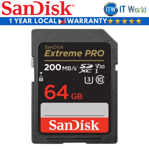 [SDSDXXU-064G-GN4IN] SanDisk Memory Card Extreme PRO SDHC And SDXC UHS-I (64GB)(SDSDXXU-064G-GN4IN) (64GB)