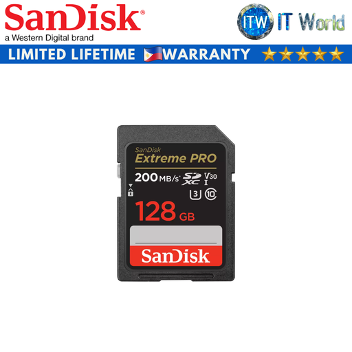 [SDSDXXD-128G-GN4IN] SanDisk Extreme PRO SDHC And SDXC UHS-I Memory Card (64GB | 128GB | 256GB) (128GB)