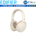 Edifier Wireless Headset Headphones WH700NB Ivory On-Ear Noise Cancellation (Ivory)