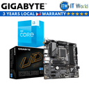 Intel Core i3-14100F Desktop Processor with Gigabyte B760M DS3H AX DDR5 Motherboard Bundle