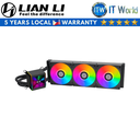 Lian Li Galahad II LCD 360 AIO Fluid Dynamic Bearing CPU Cooler (Black)