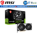 MSI Geforce RTX 4070 Super Ventus 2X OC 12GB GDDR6X Graphic Card