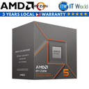 AMD Ryzen 5 8500G 6-Cores 12-Threads Desktop Processor with Wraith Stealth Cooler