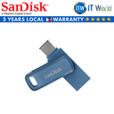 SanDisk USB Flash Drive 32GB Ultra Dual Drive Go USB Type-C Navy Blue (SDDDC3-032G-G46NB)