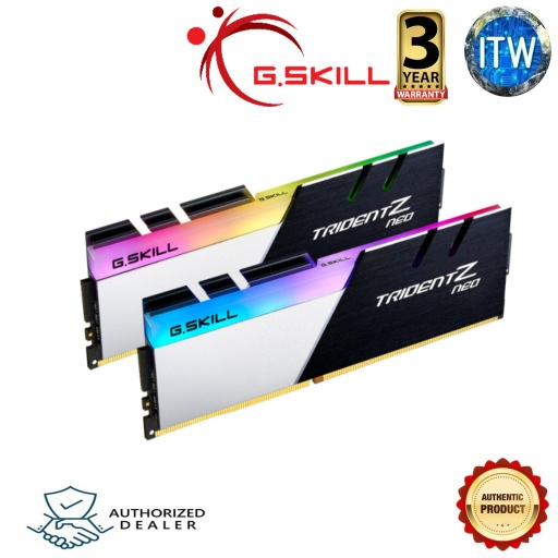 [F4-3200C16D-16GTZN] G.SKILL 16GB Trident Z Neo (For AMD Ryzen) Series (2 x 8GB) 288-Pin RGB DDR4 SDRAM DDR4 3200 (F4-3200C16D-16GTZN)