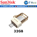 Sandisk USB Flash Drive 32GB Ultra Dual Drive M3.0 Gold Edition (SDDD3-032G-G46GW)