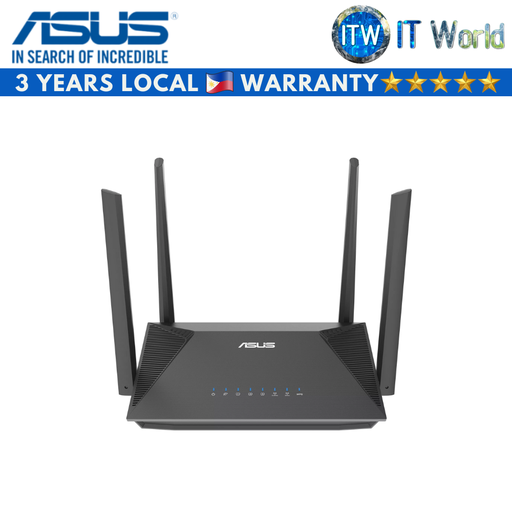 [RT-AX52] ASUS RT-AX52 (AX1800) Dual Band WiFi 6 Extendable Router