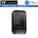 Thermaltake mATX Computer Case The Tower 300 Micro Tower Chassis (Black)