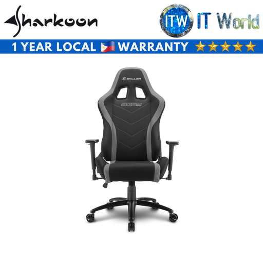 [Skiller SGS2  BLACK/GREY] Sharkoon Skiller SGS2 Gaming Chair (BLACK/Grey) (Grey)
