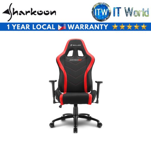 [Skiller SGS2  RED] Sharkoon Skiller SGS2 Gaming Chair (Red) (Red)