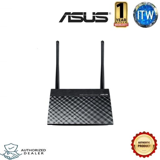 [Asus RT-N12+] ASUS RT-N12+ 3-in-1 Router/AP/Range Extender for Large Environment (Black)