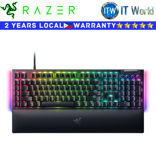 [RZ03-04691800-R3M1] Razer Wireless Mechanical Gaming Keyboard Blackwidow V4 Yellow Switch (RZ03-04691800-R3M1) (Yellow Switches)