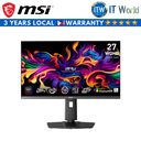 MSI MPG 271QRX - 27" QHD(2560 x 1440) / 360Hz / QD-OLED / 0.03ms(GtG) / Flat Gaming Monitor