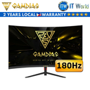 Gamdias Atlas HD27G II - 27" FHD(1920x1080) / 180Hz / VA / 0.5ms(MPRT) / Curve Gaming Monitor