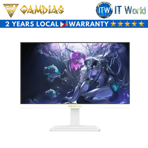 [HD27IFW] Gamdias Venus HD27IFW - 27″ FHD(1920×1080) / 165hz / IPS / 1ms(GTG) / Gaming Monitor (White)