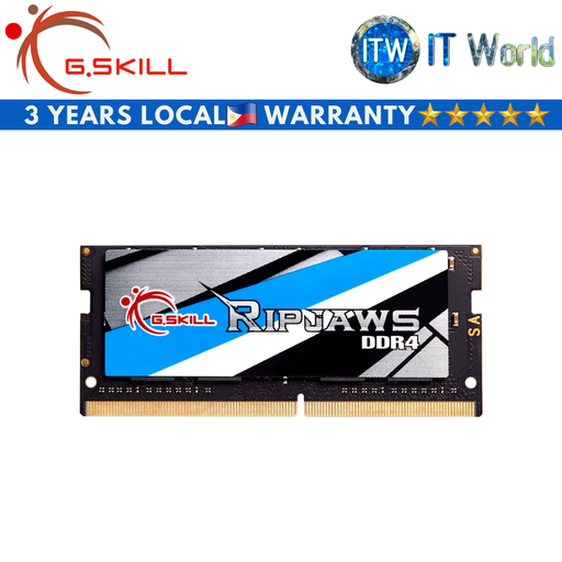 [F4-2666C19S-16GRS] G.Skill Ripjaws 16GB (1x16GB) DDR4-2666 CL19 SO-DIMM Laptop Memory (F4-2666C19S-16GRS)