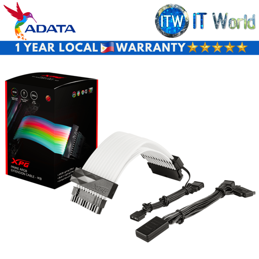 [ARGBEXCABLE-MB-BKCWW] ADATA Extension Cable XPG Prime ARGB LED MB (ARGBEXCABLE-MB-BKCWW)