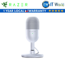 Razer Seiren V3 Mini Ultra-Compact USB Microphone with Tap-to-Mute (Black | Quartz | White) (White)