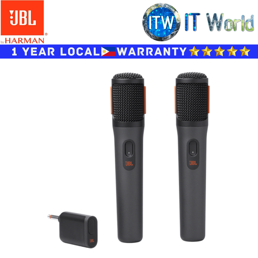 [PARTYBOX MICROPHONE] JBL Harman Microphone Partybox Wireless Mic Black (PARTYBOX MICROPHONE)