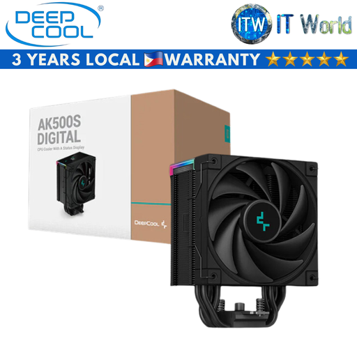 [R-AK500S-BKADMN-G] Deepcool AK500S DIGITAL Air Cooler (R-AK500S-BKADMN-G)