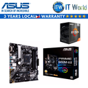 AMD Ryzen 5 5600GT Processor with Asus Prime B450M-A II/CSM micro-ATX AM4 DDR4 Motherboard Bundle