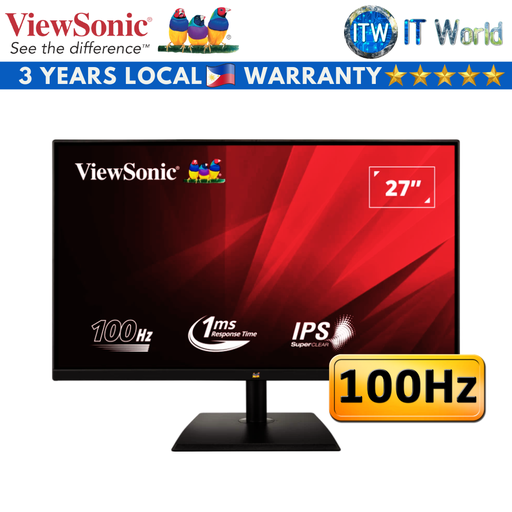 [VA2736-H 100HZ] Viewsonic Monitor 27&quot; (1920x1080 FHD) / 100Hz / IPS / 1ms MPRT / VA2736-H