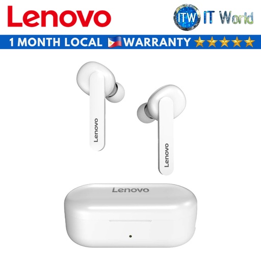 [HT28] Lenovo Earbuds Earphones Earbuds True Wireless Stereo In-Ear HT28 (White)