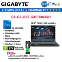 Gigabyte GS-G5-KF5-53PH383SH | i5-13500H | DDR5 8GB | 512GB SSD | RTX 4060 Gaming Laptop ITWorld