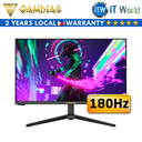 Gamdias Atlas QHD27FIC - 27" QHD(2560×1440) / 180Hz / IPS / 5ms / Flat Monitor