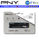 Itw | PNY 500GB/1TB SSD M.2 2280 NVMe Gen 4x4 Internal SSD CS2241 (1TB)