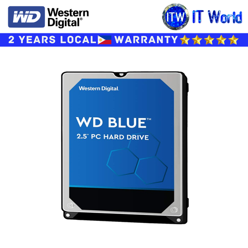 [WD20SPZX] Western Digital Hard Drive HDD WD Blue 2TB Mobile SATA 6 Gb/s 2.5&quot; 128MB Cache 5400RPM (WD20SPZX) (2TB)