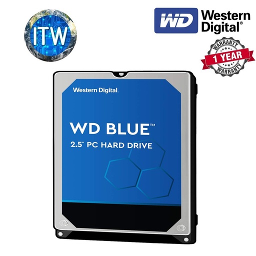 [WD20SPZX] Western Digital WD Blue 2TB Mobile Hard Disk Drive - 5400 RPM SATA 6 Gb/s 128MB Cache 2.5 Inch - WD20SPZX (2TB)