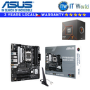 AMD Ryzen 7 8700F Desktop Processor with Asus Prime B650M-A WiFi Motherboard Bundle