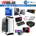 Gaming PC Powered by ASUS Desktop Computer Set Black Knight Build i7-14700K 4070 Ti RTX